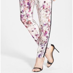 Chelsea 28 silk floral track pants - large